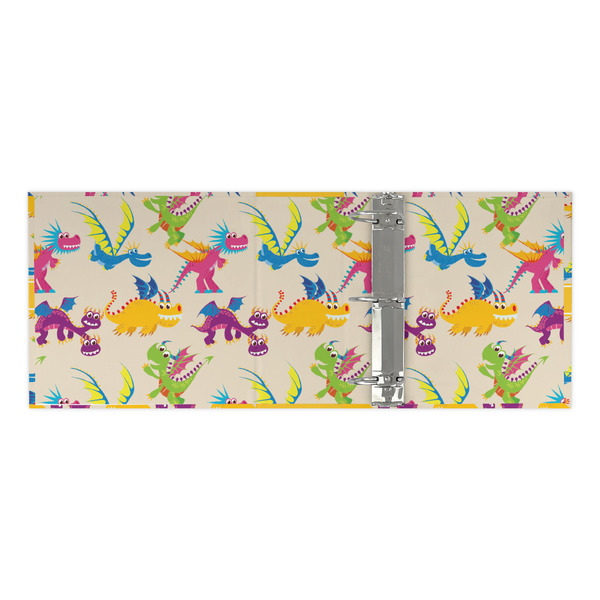 Dragons 3 Ring Binders - Full Wrap - 3" - OPEN INSIDE