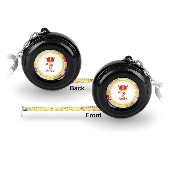 Dragons 6-Ft Pocket Tape Measure with Carabiner Hook - Front and Back
