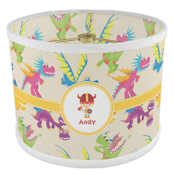 Dragons 8" Drum Lampshade - ANGLE Poly-Film