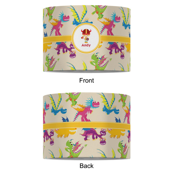 Dragons 8" Drum Lampshade - APPROVAL (Fabric)