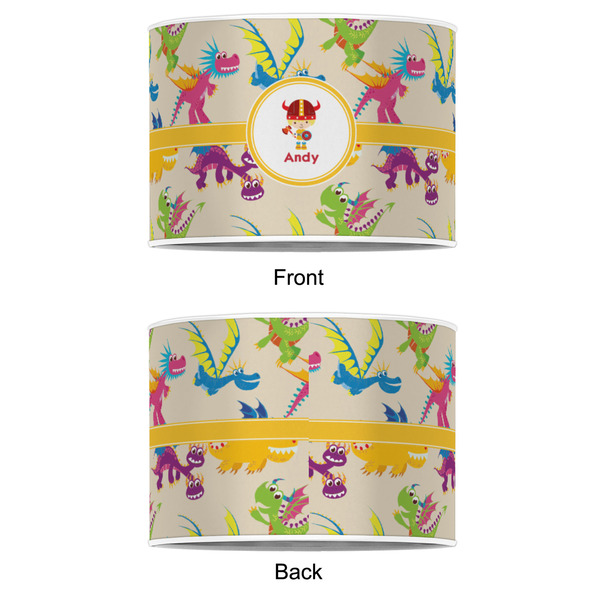 Dragons 8" Drum Lampshade - APPROVAL (Poly Film)
