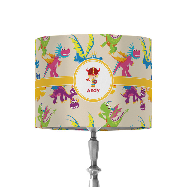 Custom Dragons 8" Drum Lamp Shade - Fabric (Personalized)
