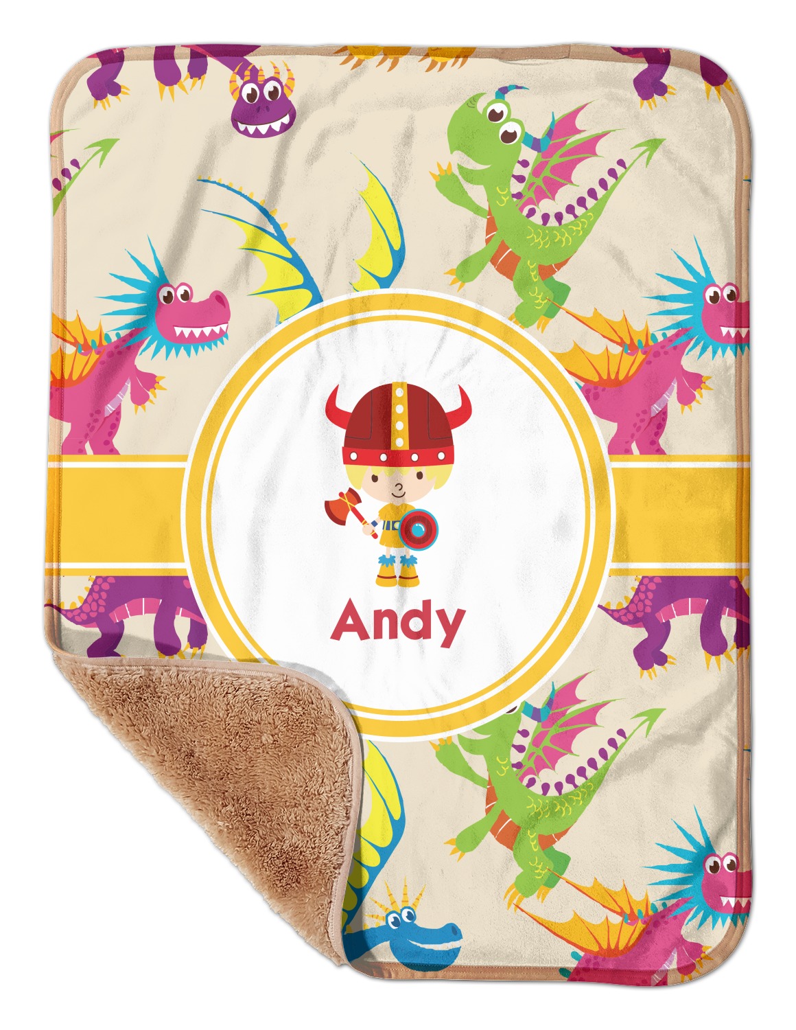 personalized sherpa baby blanket