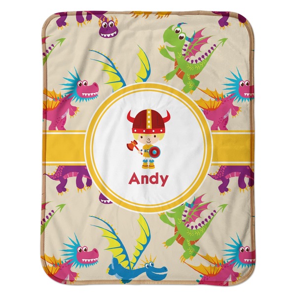 Dragons Baby Sherpa Blanket - Flat