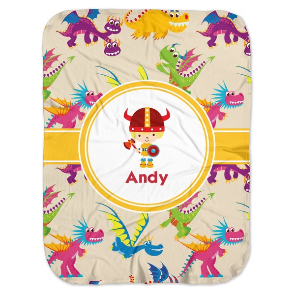 Custom Dragons Baby Swaddling Blanket (Personalized)
