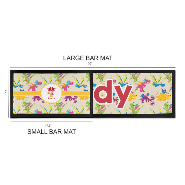 Dragons Bar Mats - Sizing Chart