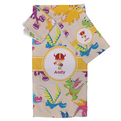 Dragons Bath Towel Set - 3 Pcs (Personalized)
