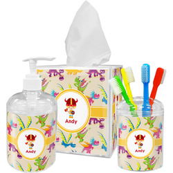 Dragons Acrylic Bathroom Accessories Set w/ Name or Text