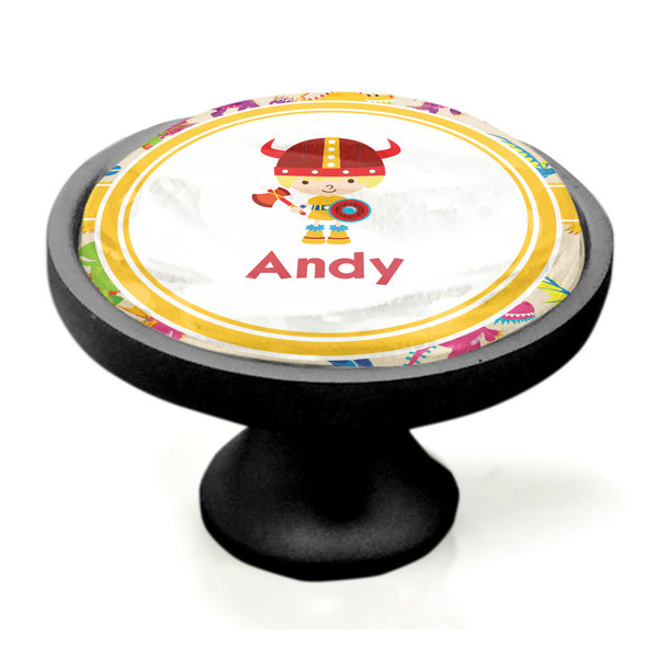 Dragons Black Custom Cabinet Knob (Side)