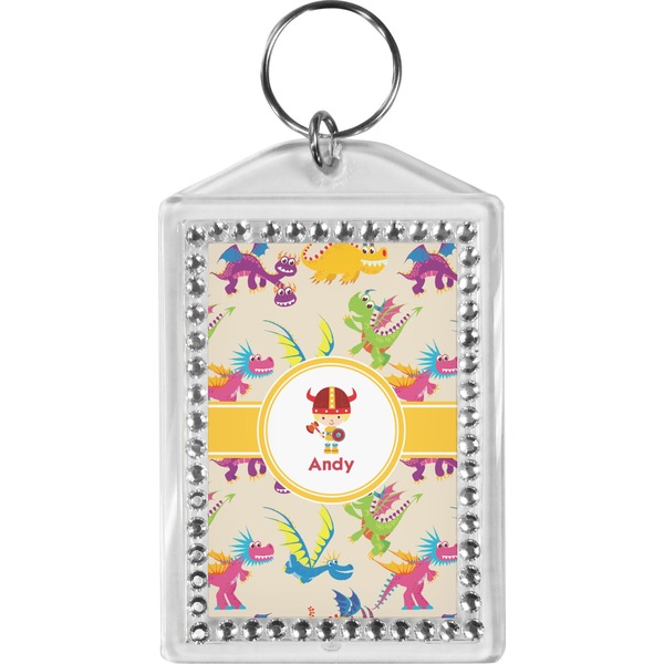Custom Dragons Bling Keychain (Personalized)