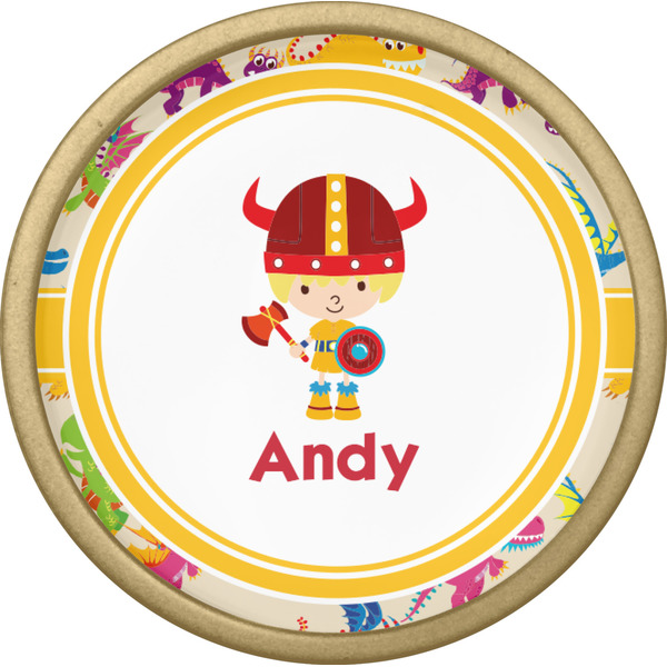 Dragons Cabinet Knob - Gold - Front