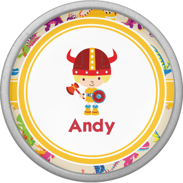 Dragons Cabinet Knob - Nickel - Front