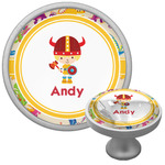 Dragons Cabinet Knob (Silver) (Personalized)