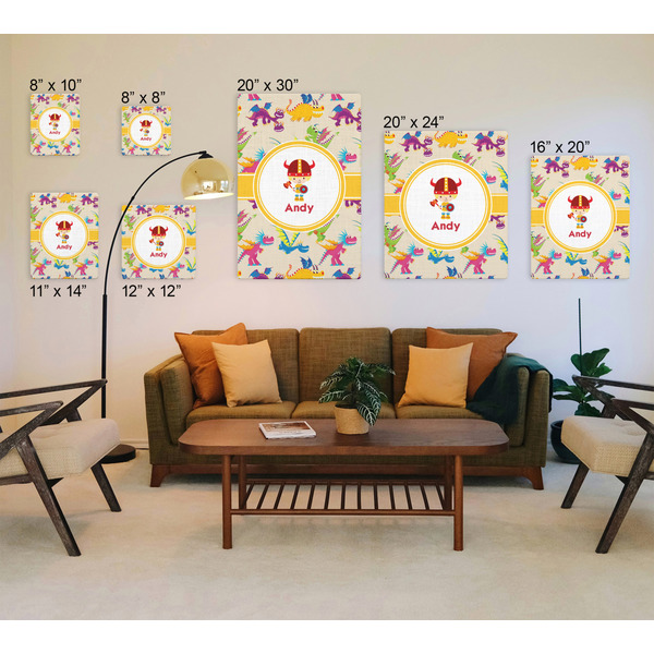 Dragons Canvas Prints - Multiple Sizes