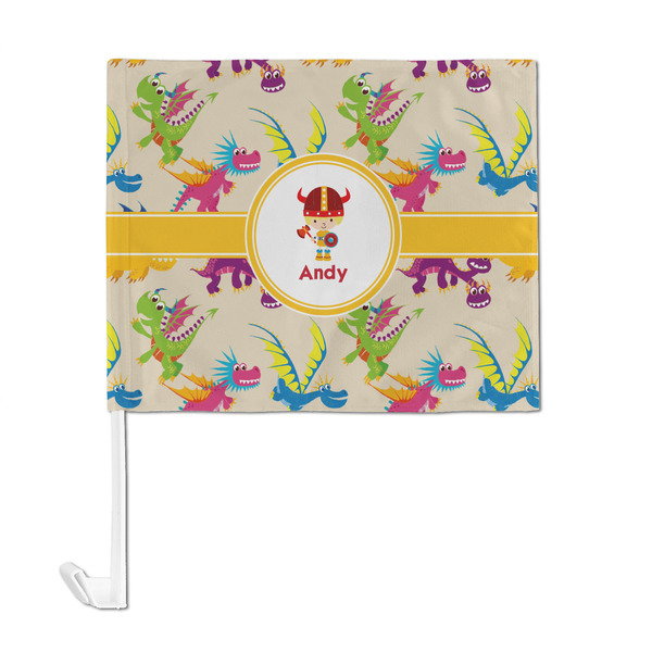Dragons Car Flag - Large - FRONT