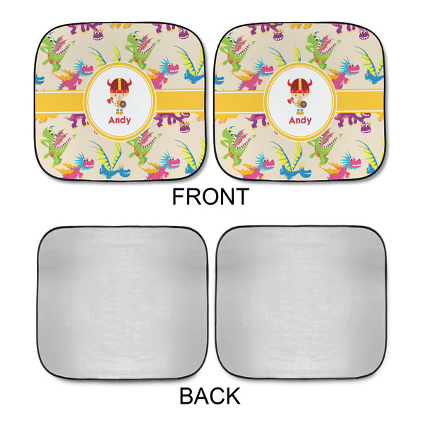 Dragons Car Sun Shades - APPROVAL