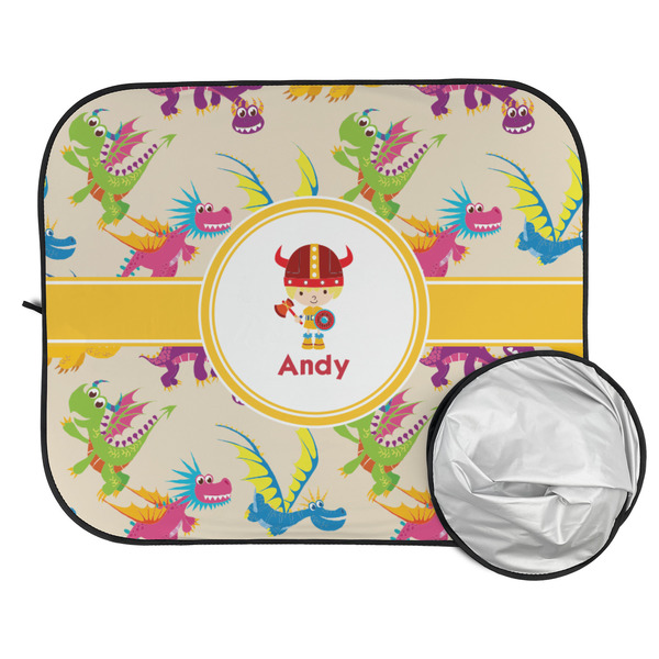 Dragons Car Sun Shades - FOLDED & UNFOLDED