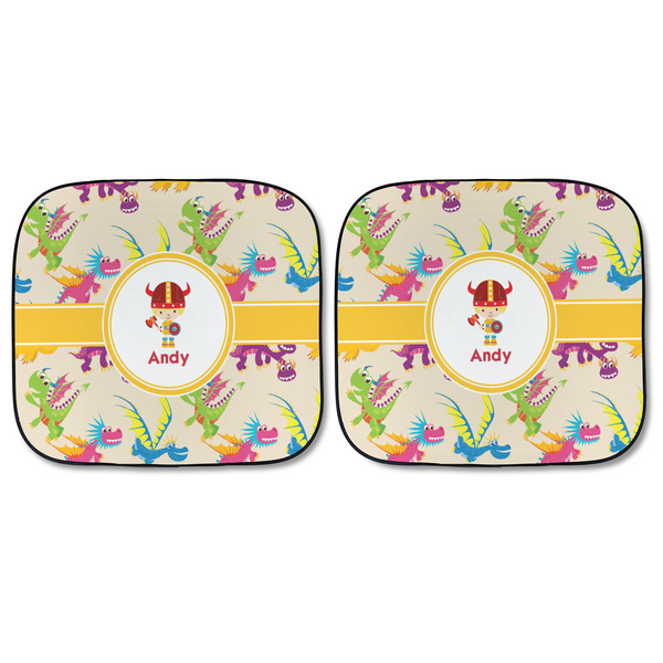 Dragons Car Sun Shades - FRONT