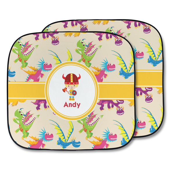 Custom Dragons Car Sun Shade - Two Piece (Personalized)
