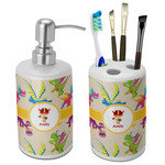 Dragons Ceramic Bathroom Accessories Set (Personalized)