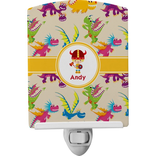 Custom Dragons Ceramic Night Light (Personalized)