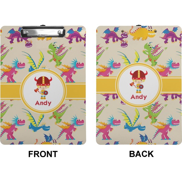 Dragons Clipboard (Letter) (Front + Back)