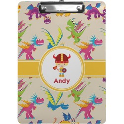 Dragons Clipboard (Letter Size) (Personalized)