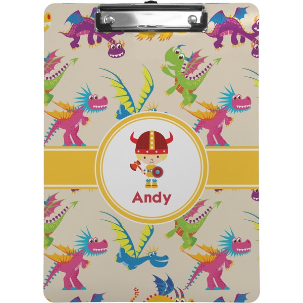 Custom Dragons Clipboard (Letter Size) (Personalized)