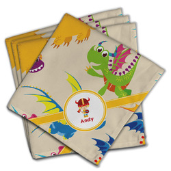 Dragons Cloth Napkins (Set of 4) (Personalized)