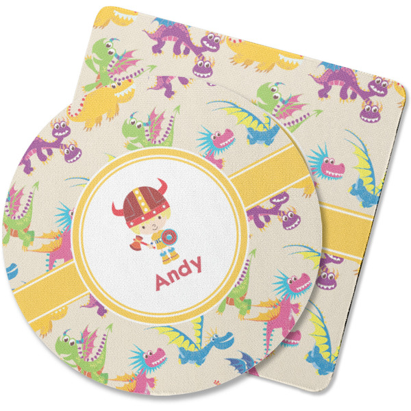 Custom Dragons Rubber Backed Coaster (Personalized)