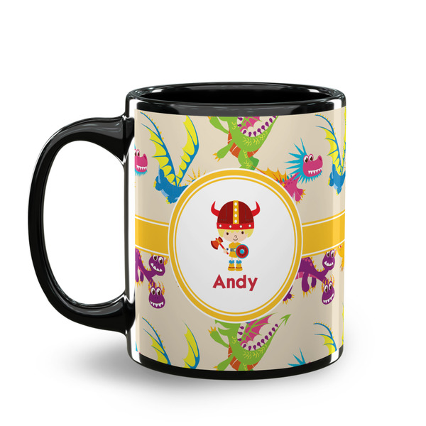 Dragons Coffee Mug - 11 oz - Black