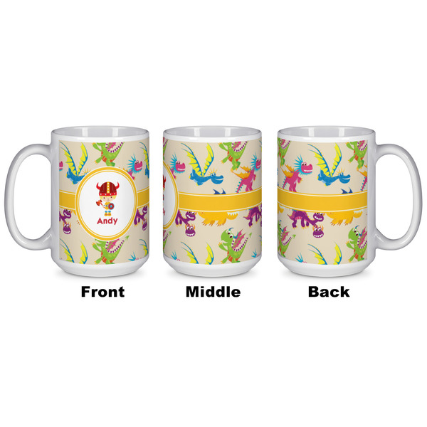 Dragons Coffee Mug - 15 oz - White APPROVAL