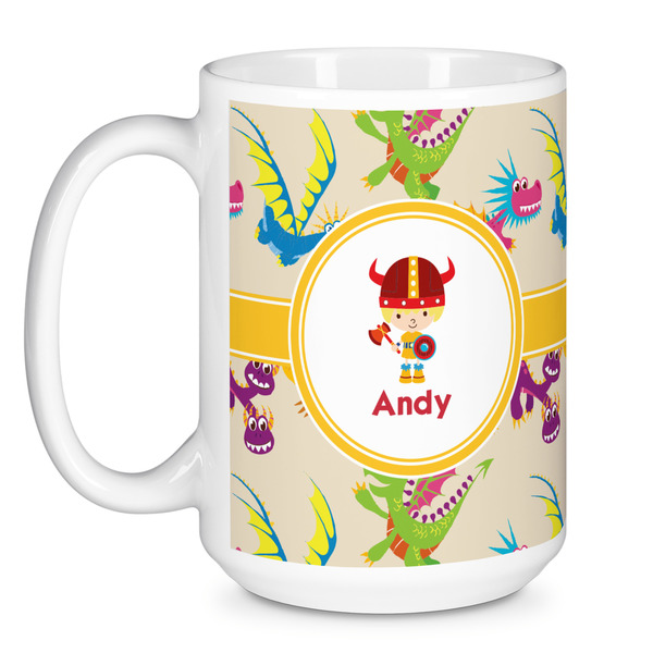 Dragons Coffee Mug - 15 oz - White