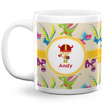 Dragons 20 Oz Coffee Mug - White (Personalized)