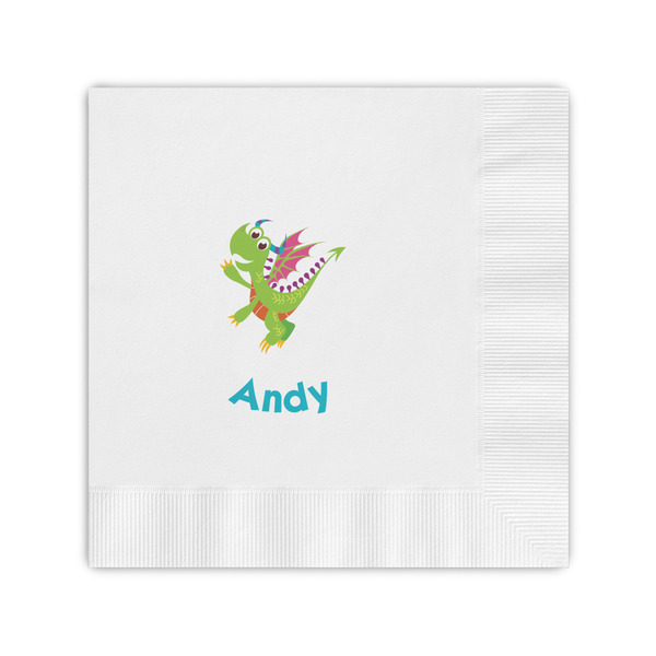 Custom Dragons Coined Cocktail Napkins (Personalized)