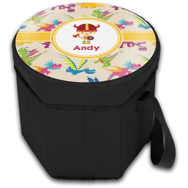 Dragons Collapsible Personalized Cooler & Seat (Closed)
