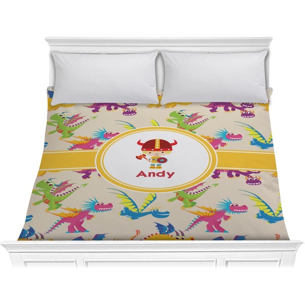 Custom Dragons Comforter - King (Personalized)