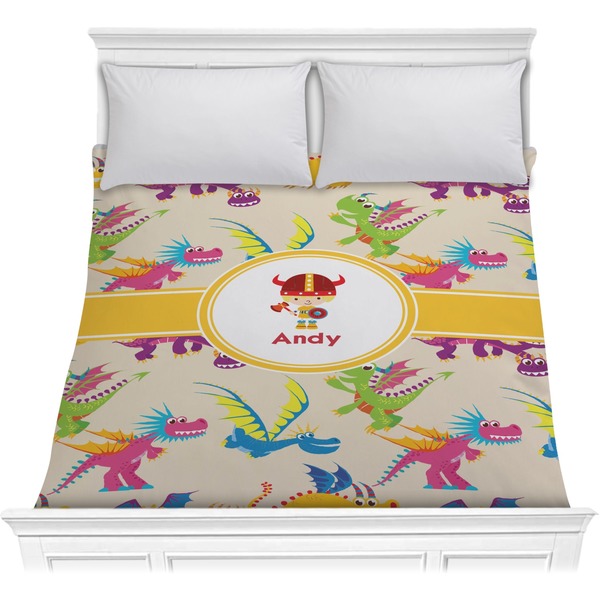 Custom Dragons Comforter - Full / Queen (Personalized)