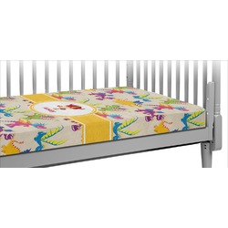 Dragons Crib Fitted Sheet (Personalized)