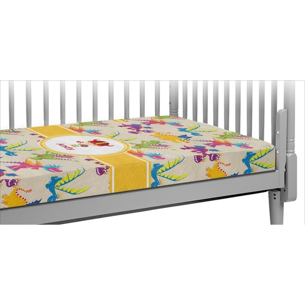 Custom Dragons Crib Fitted Sheet (Personalized)