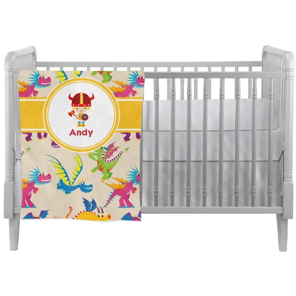 Custom Dragons Crib Comforter / Quilt (Personalized)