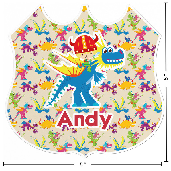 Dragons Custom Shape Iron On Patches - L - APPROVAL