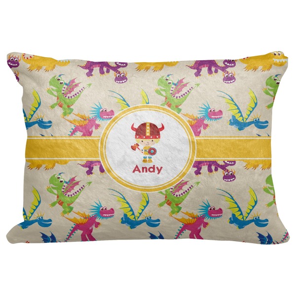 Custom Dragons Decorative Baby Pillowcase - 16"x12" (Personalized)