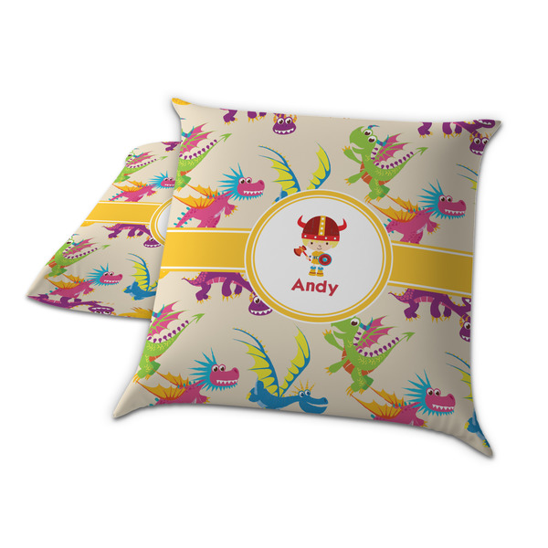 Dragons Decorative Pillow Case - TWO