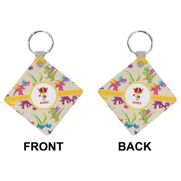 Dragons Diamond Keychain (Front + Back)