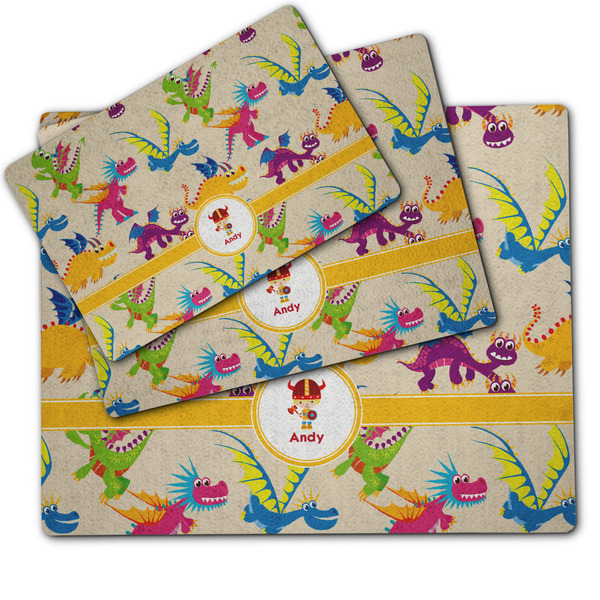 Dragons Dog Food Mat - MAIN (sm, med, lrg)