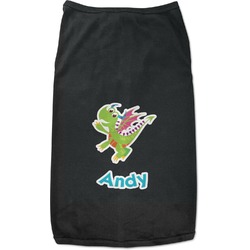 Dragons Black Pet Shirt (Personalized)