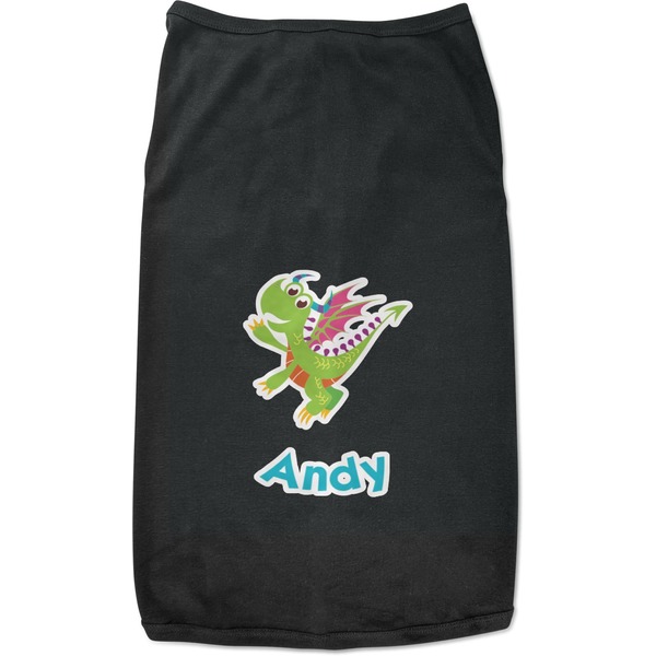 Custom Dragons Black Pet Shirt - M (Personalized)