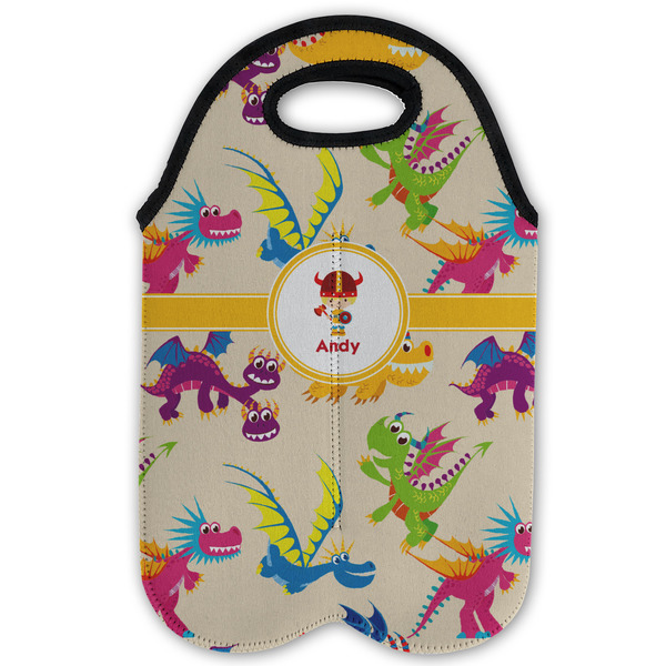 Dragons Double Wine Tote - Flat (new)