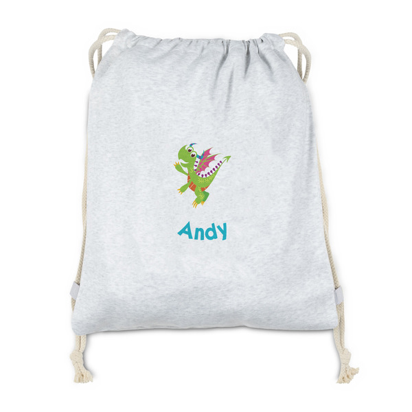 Custom Dragons Drawstring Backpack - Sweatshirt Fleece - Double Sided (Personalized)
